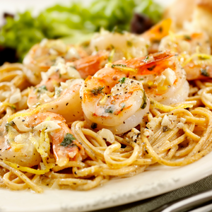 Thursday Dinner Special: Shrimp Scampi with Pasta