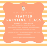 Platter Painting Class | Midtown | September 3rd at 6:30 PM