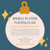 Holiday Platter Painting Class | 11/13 at 6:30 PM | Midtown