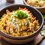 Tuesday Dinner Special: Cheesy Mexican Chicken and Rice