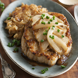 Wednesday Dinner Special: French Onion Pork Chops