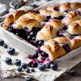 Blueberry Croissant Bake