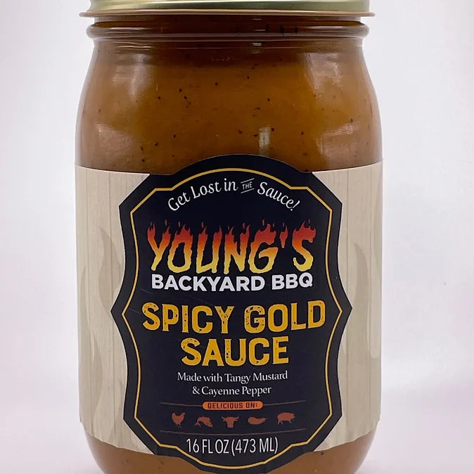 Young's Backyard BBQ Spicy Gold Sauce