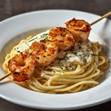 Thursday 4/2 Dinner Special: Grilled Shrimp Alfredo