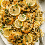 Thursday 5/7 Dinner Special: Chicken picatta over pasta