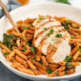 Thursday 5/14 Dinner Special: Creamy tomato pasta with seared chicken