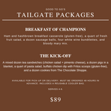 Tailgate Packages